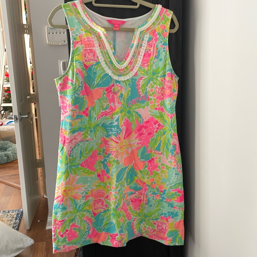Fun Lilly Pulitzer Colorful Pull on Summer Dress!